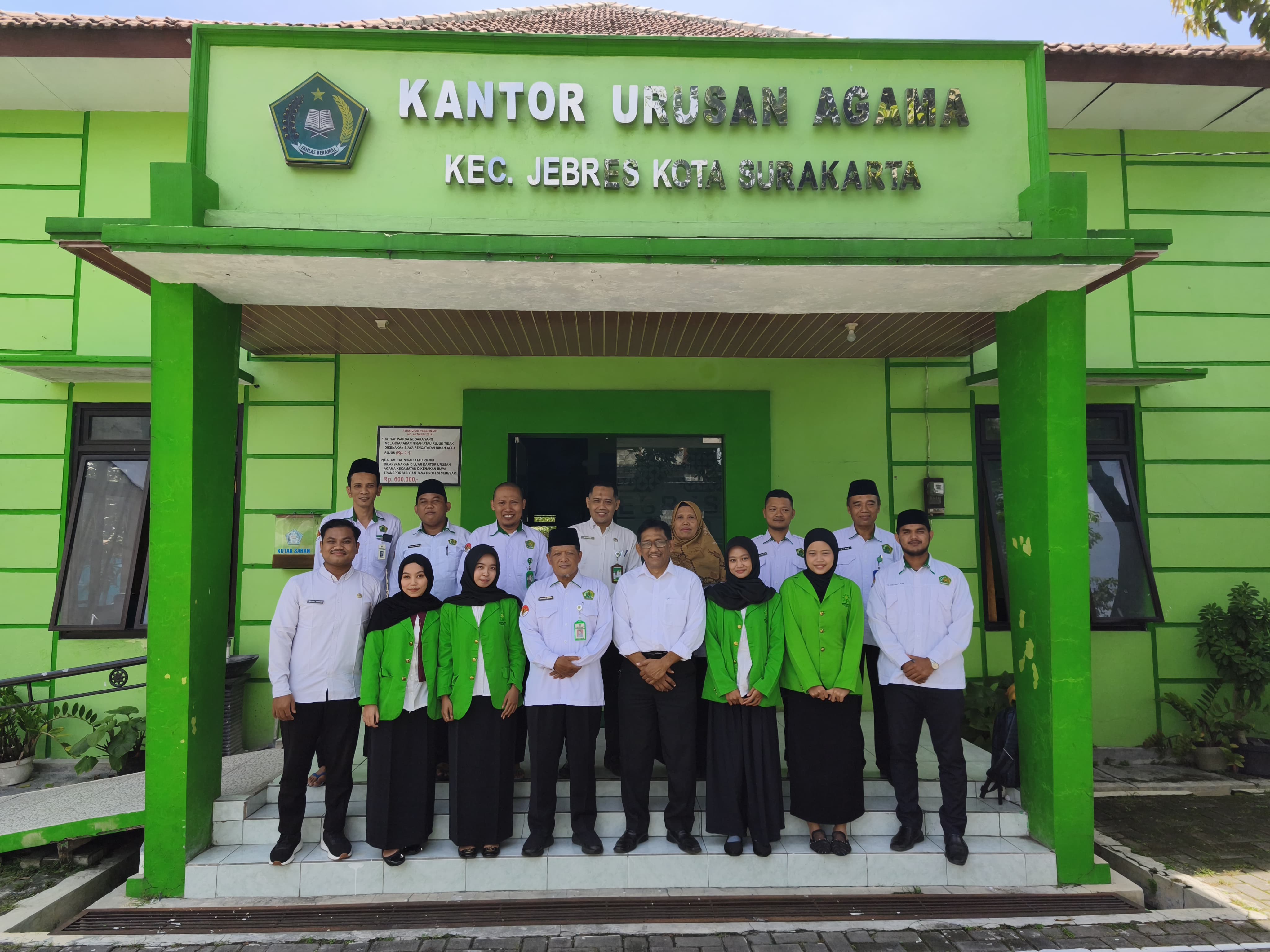 ppL Mahasiswa Prodi AFI 2025 di KUA Jebres Surakarta